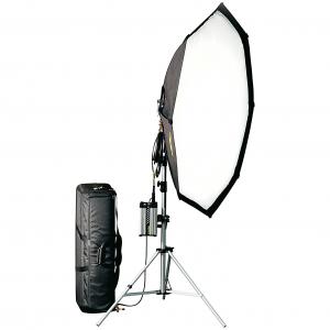 Dedolight PanAura 5 Daylight / Tungsten Kit SPA5DTT (incl. Daylight & Tungsten bulbs plus ballast, octodome, grid, transport case)