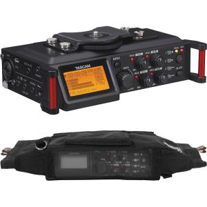 Recorder Tascam DR70, transport case